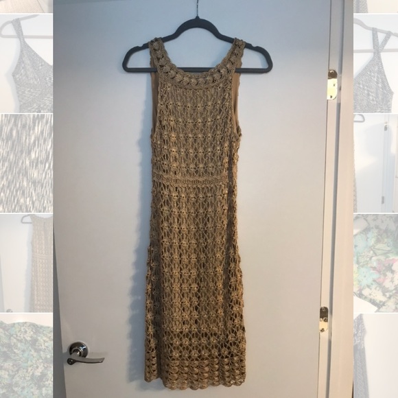 INC International Concepts Dresses & Skirts - INC Gold Crochet dress